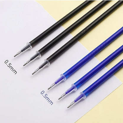 26 Pcs/set Animals Panda Erasable Gel Pen 0.5mm Erasable Pen Refills Rods Washable Handle School Office Supplies Stationery