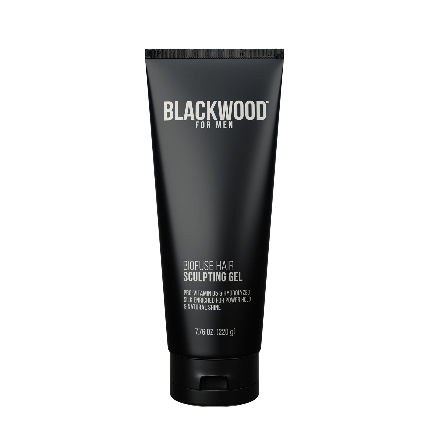 Blackwood hair sculpting gel tube, front label, 7.7 oz (222 g)