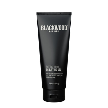 Blackwood hair sculpting gel tube, front label, 7.7 oz (222 g)