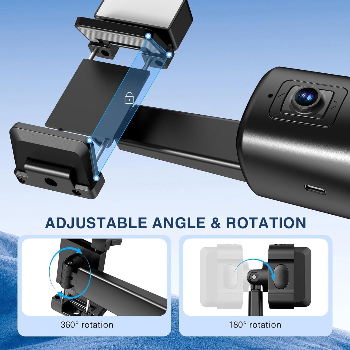 Still Movements 360°Gimbal Video Stabilizer With Auto Face Tracking