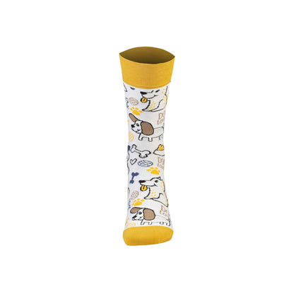 Colorful Funny Combed Cotton Crew Socks