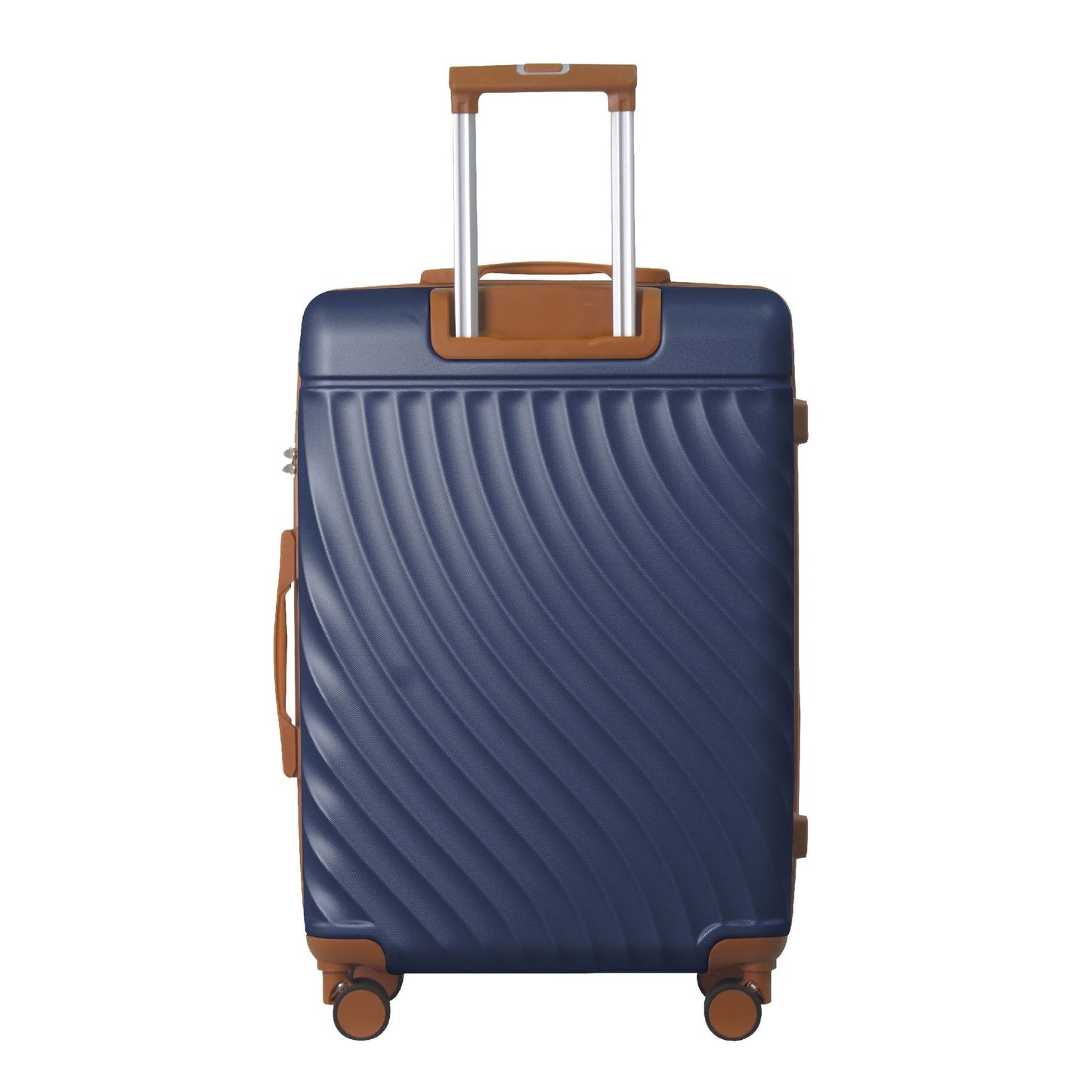 Luggage Sets ABS Hardshell 3pcs Luggage, Lightweight Durable Suitcase sets Spinner Wheels Suitcase with TSA Lock 20''24''28'' Available(Navy Blue)