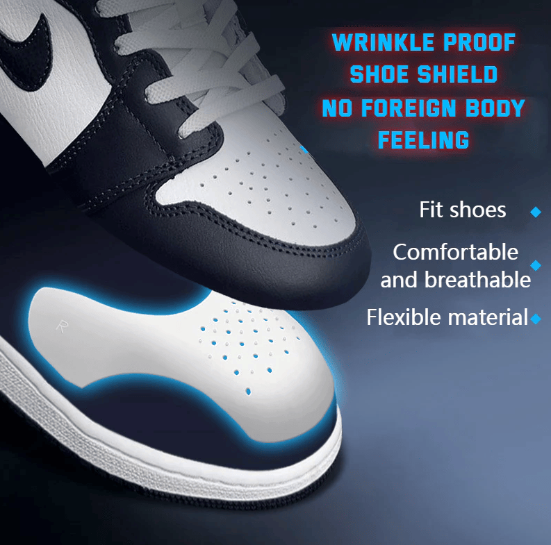 5 Pairs Shoe Protector Anti Crease Force Fields Cover Toe Cap Creasing Decreaser
