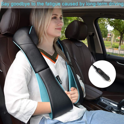 Shiatsu Neck Massager for Pain Relief – Deep Kneading Back Shoulder Massage with Heat – Ideal for Valentine's Day, Christmas, Mother's Day, Father's Day, Gifts for Men Women Mom Dad Her Him