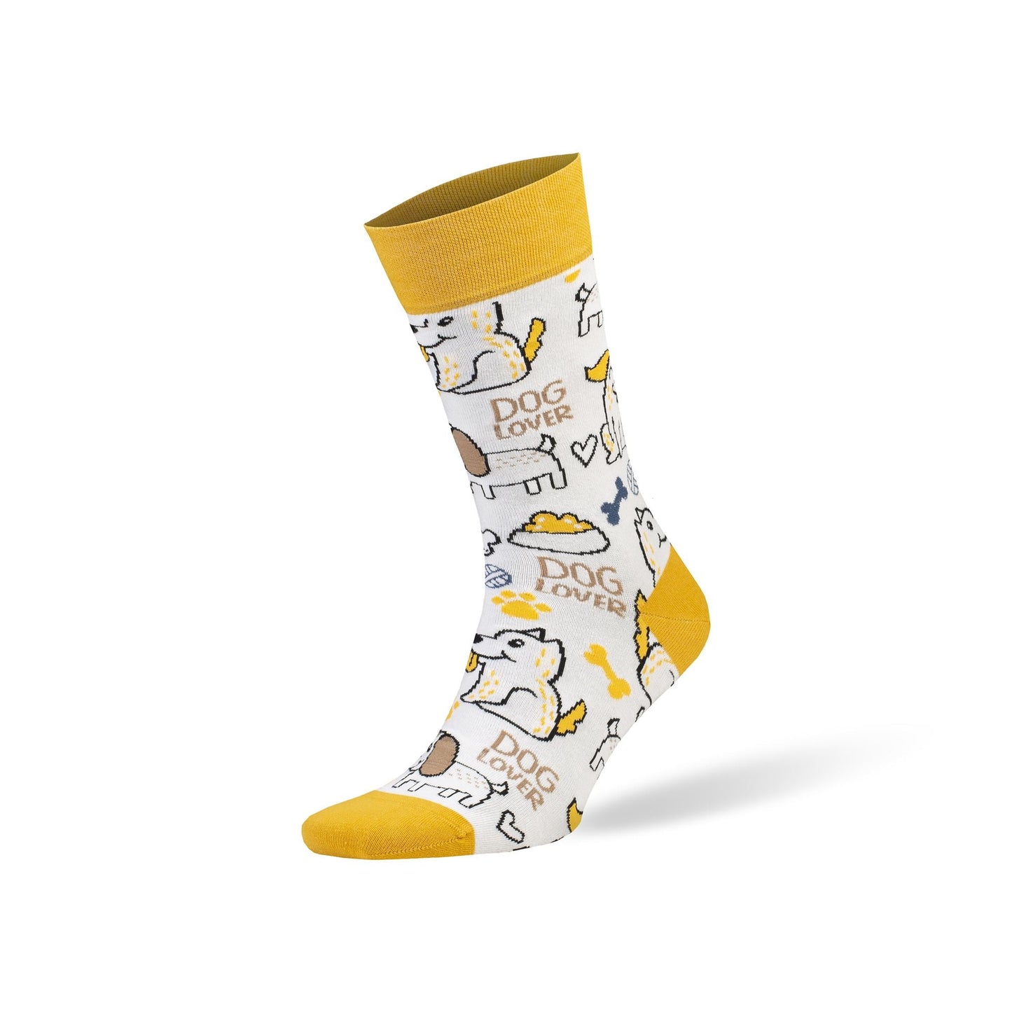Colorful Funny Combed Cotton Crew Socks