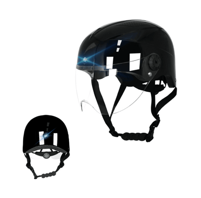 Smart Bluetooth motorcycle helmet. (1920x1080P motion camera (front / back), 64GB (16h) loop video, BT5.2+BLE4.2 Bluetooth, 2x0.5W voice control, phone, message, GPS, MP3)