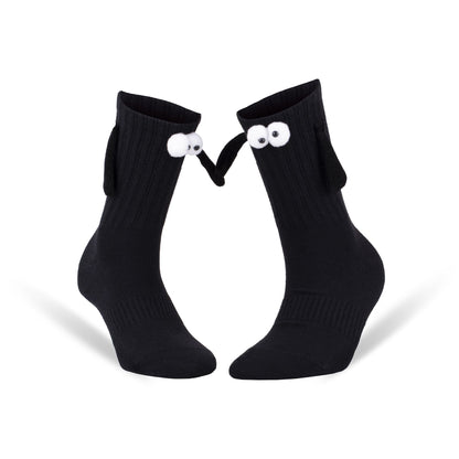 Couple Socks with Magnetic Hands 2 Pairs Magnetic Socks Funny Gifts For Valentines Day