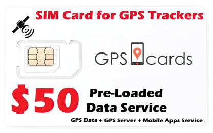 GPS Cards Sim for Mini GF07 GPS Tracker/ Phone Notification/ Speed Detector