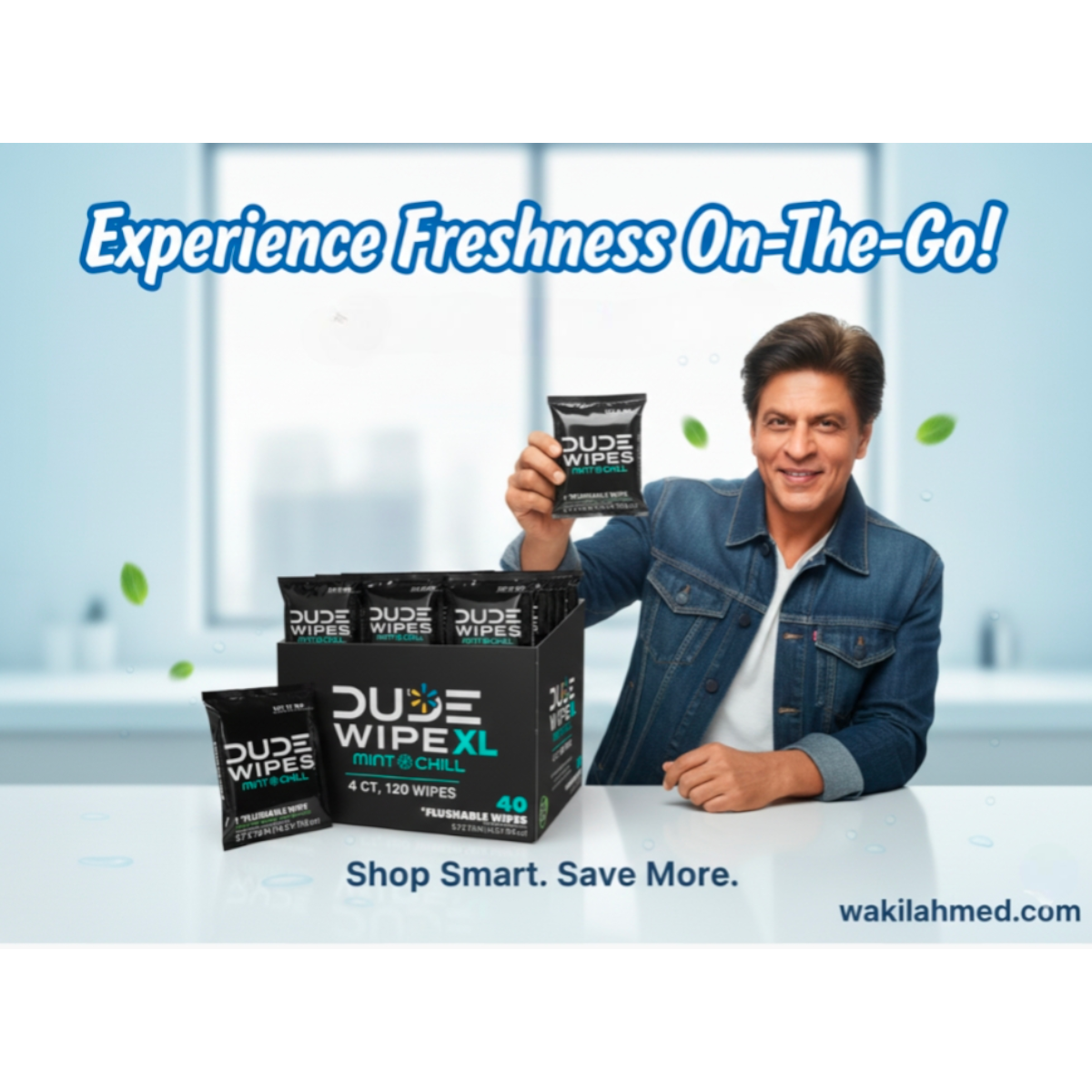 DUDE Wipes XL Flushable Wipes – Fragrance Free, Hypoallergenic Adult Wipes (400 CT / 480 CT)