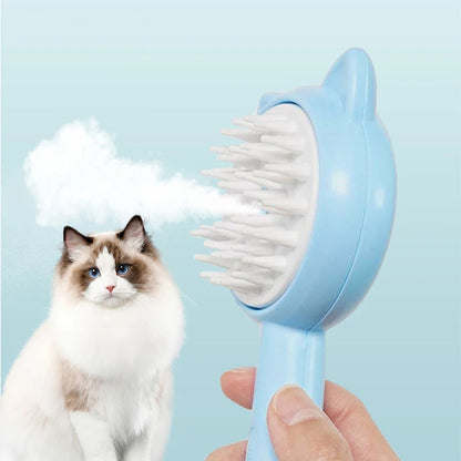 Hair Cleaning Brush With Mist Multifunctional Cat Grooming Brush Rechargeable Self Cleaning Slicker Brush For Pets Dogs & Catsb Pet Products - Renee Lane Company