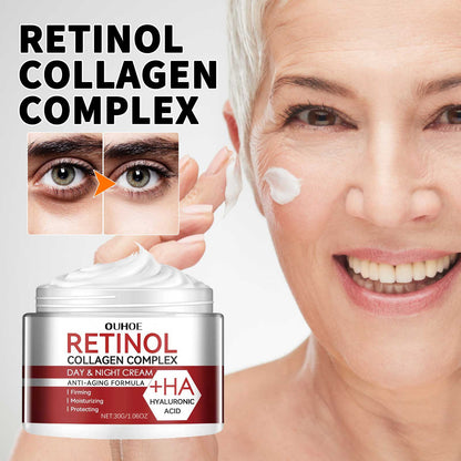 White cream jar with red-and-white label, skincare moisturizer for face