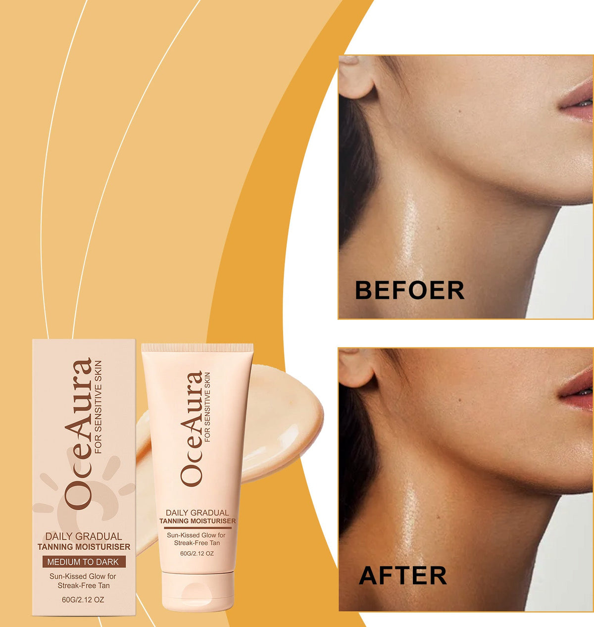 Plant Extract Tanning And Moisturizing Lotion Dark