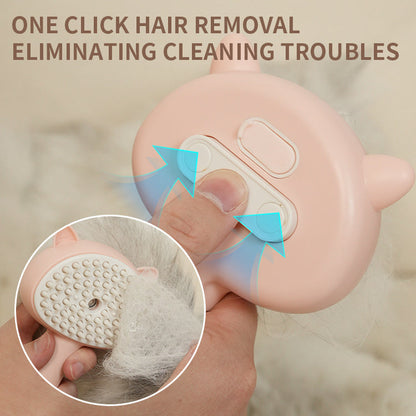 Hair Cleaning Brush With Mist Multifunctional Cat Grooming Brush Rechargeable Self Cleaning Slicker Brush For Pets Dogs & Catsb Pet Products - Renee Lane Company