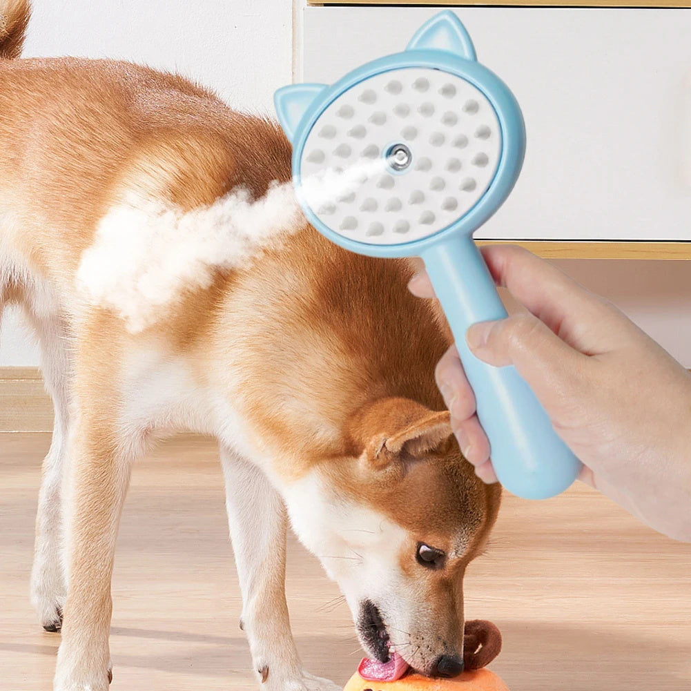 Hair Cleaning Brush With Mist Multifunctional Cat Grooming Brush Rechargeable Self Cleaning Slicker Brush For Pets Dogs & Catsb Pet Products - Renee Lane Company