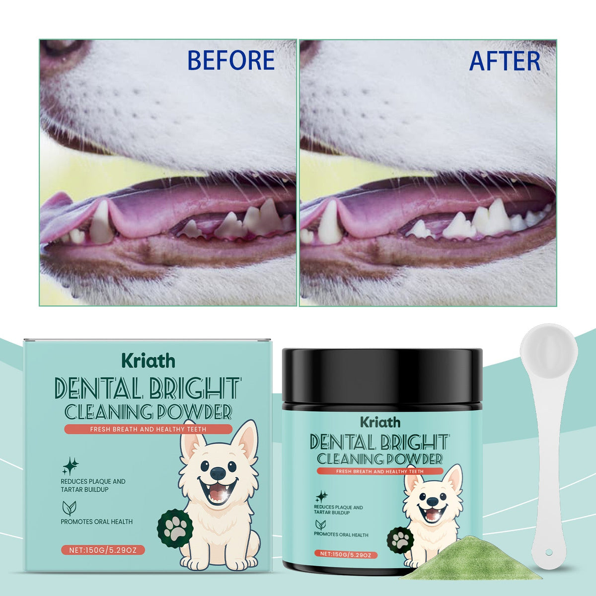 Dog Tooth Cleaning Powder