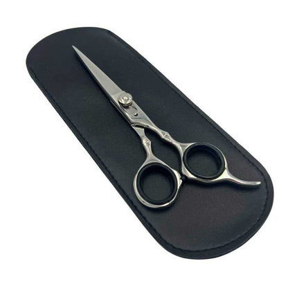 Essential shears in dark case with two silver blades