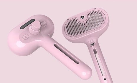 Pet Comb Self Cleaning Pets Hair Remover Brush For Dogs Grooming Tools Dematting Comb Built-in Mist Humidifier Pet Products - Renee Lane Company