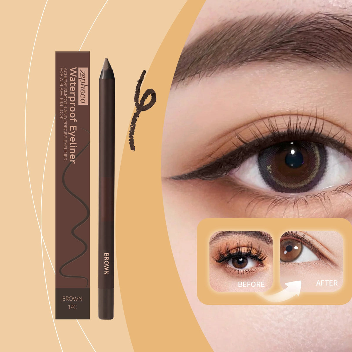 ZEPHOCO Waterproof Eyeliner Pencil Series