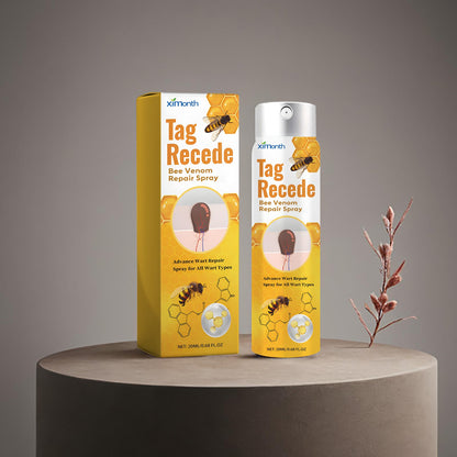 Bee Purifying Skin Spray 20ML box and two bottles on stand, ximonth