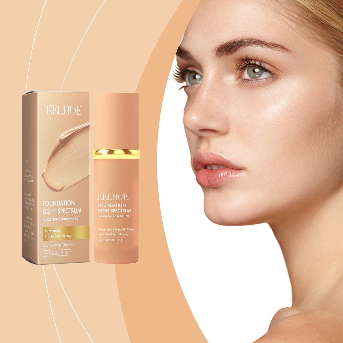 Concealing Color-Changing Foundation