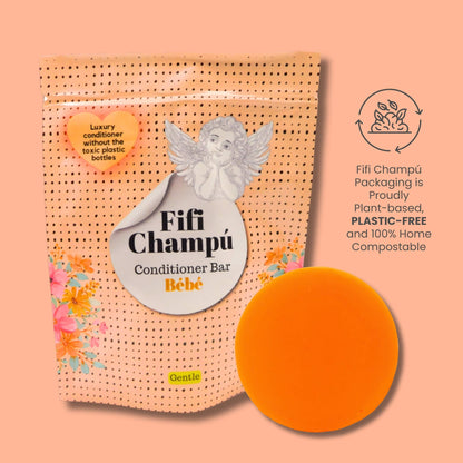 Bébé Conditioner Bar: Lightweight Moisture for Fine Hair and Sensitive Scalps