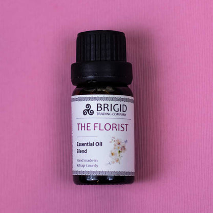 Essential oil blend bottle The Florist with black cap