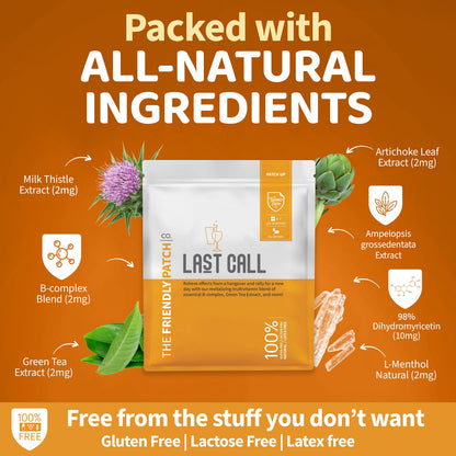Last Call: High-Potency DHM & Milk Thistle Recovery Patches 28-Day - 28 Pack - Renee Lane Company