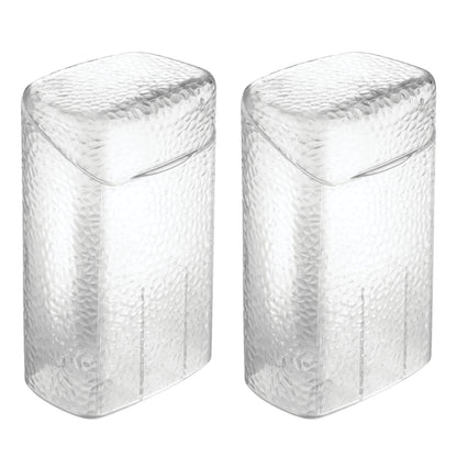 iDesign Rain Dental Center M2 Toothbrush Holder Clear - Renee Lane Company