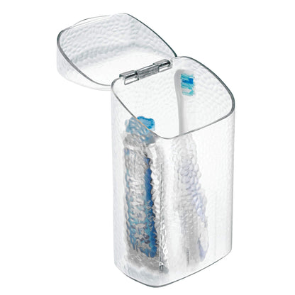 iDesign Rain Dental Center M2 Toothbrush Holder Clear - Renee Lane Company
