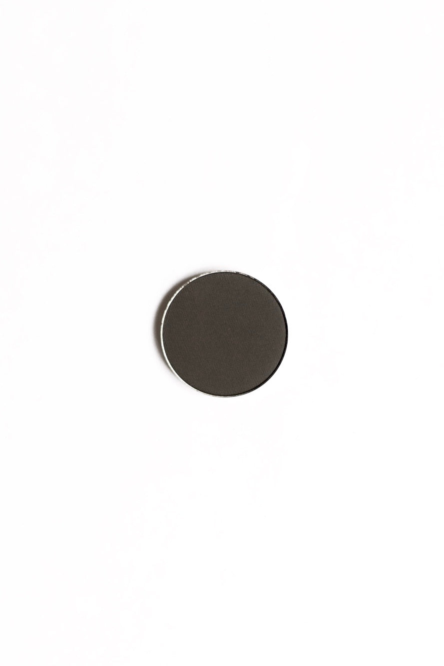 Brow powder refill disc, dark charcoal