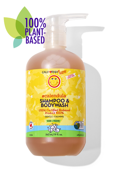 California Kids® Calendula shampoo & body wash pump bottle