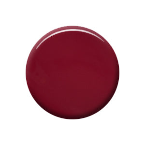 Burgundy nail polish color swatch.