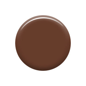 Brown nude nail polish shade swatch circle