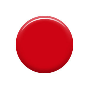 Rodeo Drive nail polish color swatch, solid red circle.
