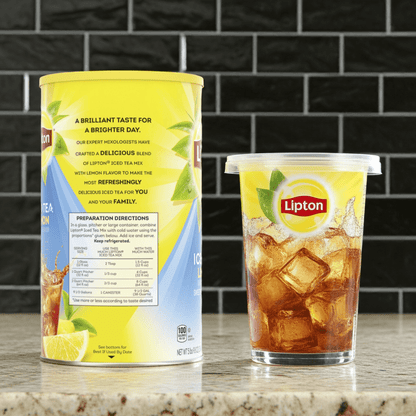 Lipton Lemon Iced Tea Mix 89.8 oz Sweetened Instant Powder 5 pk.
