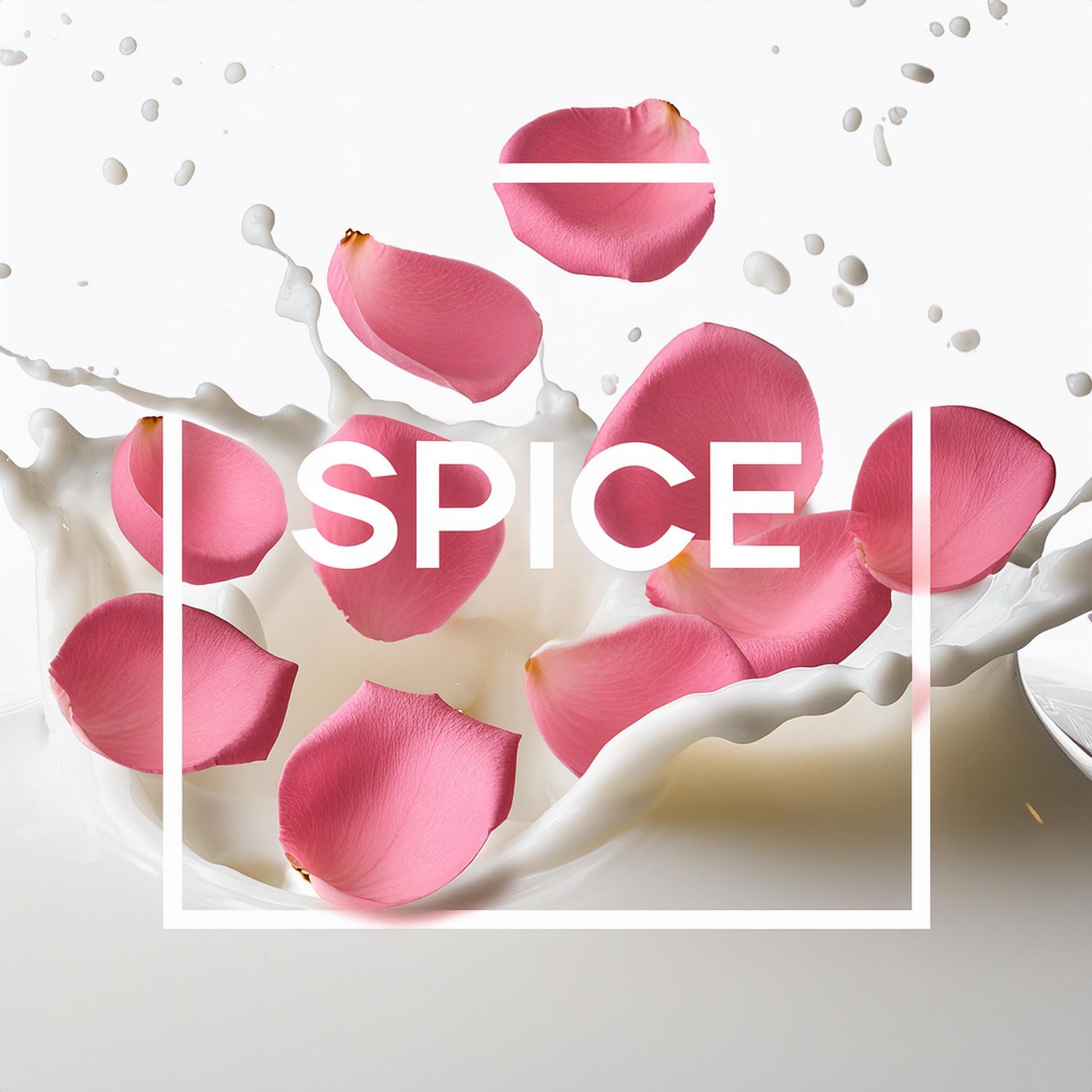 Soothe and Scent Duo heart of rose petals with SPICE lettering