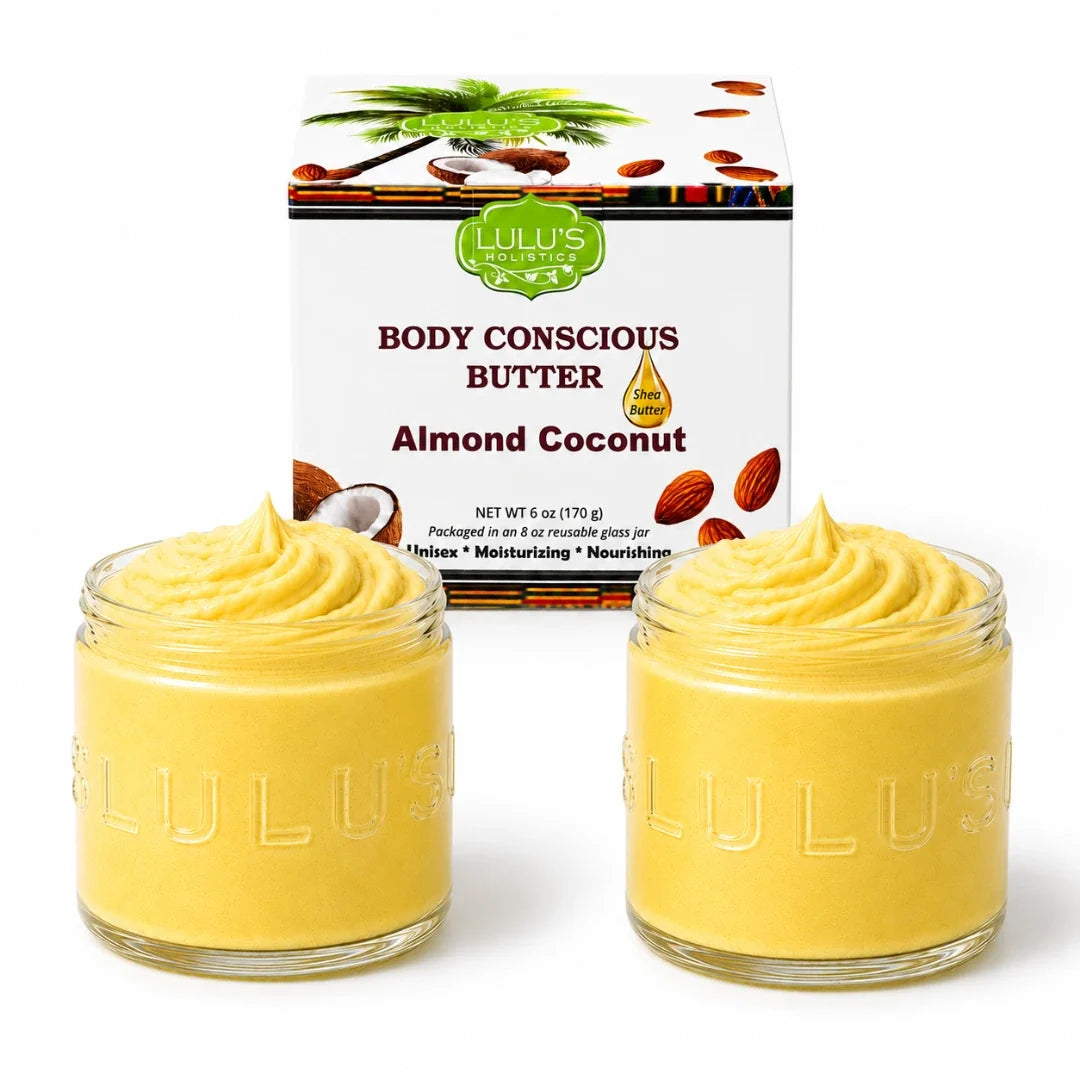 Lavender Glowing Whipped Body Butter with Raw African Yellow Shea Base