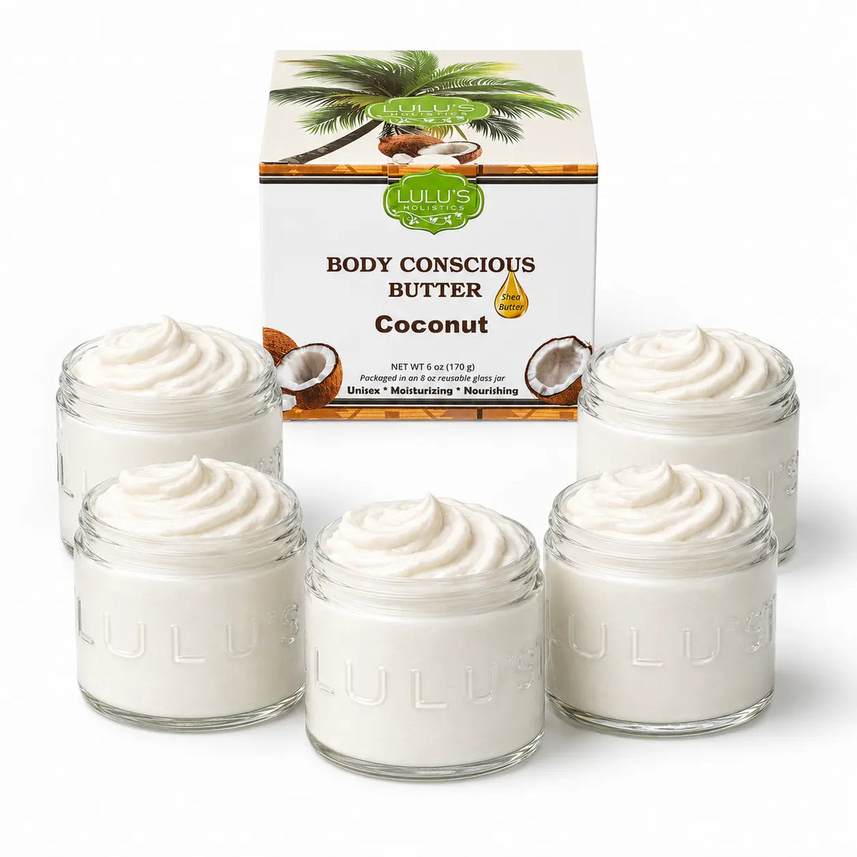 Lavender Glowing Whipped Body Butter with Raw African Yellow Shea Base