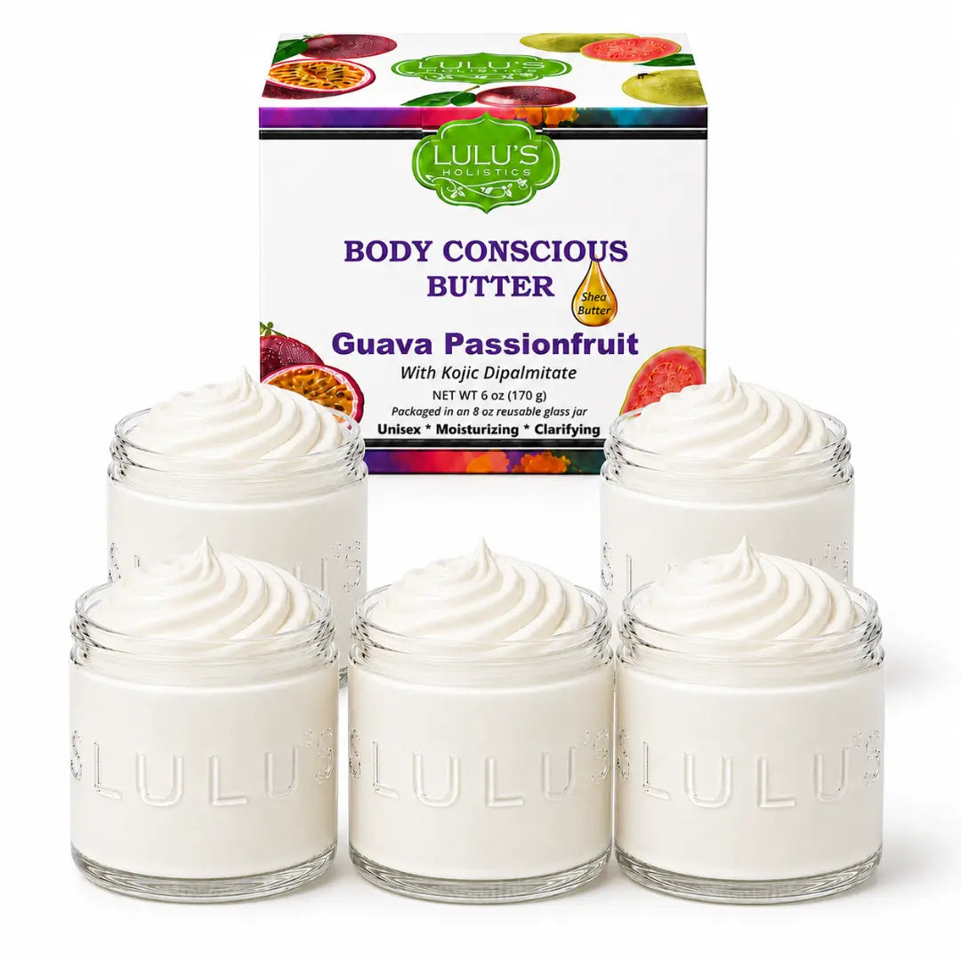 Almond Coconut Glowing Whipped Body Butter with Raw African Yellow Shea Base