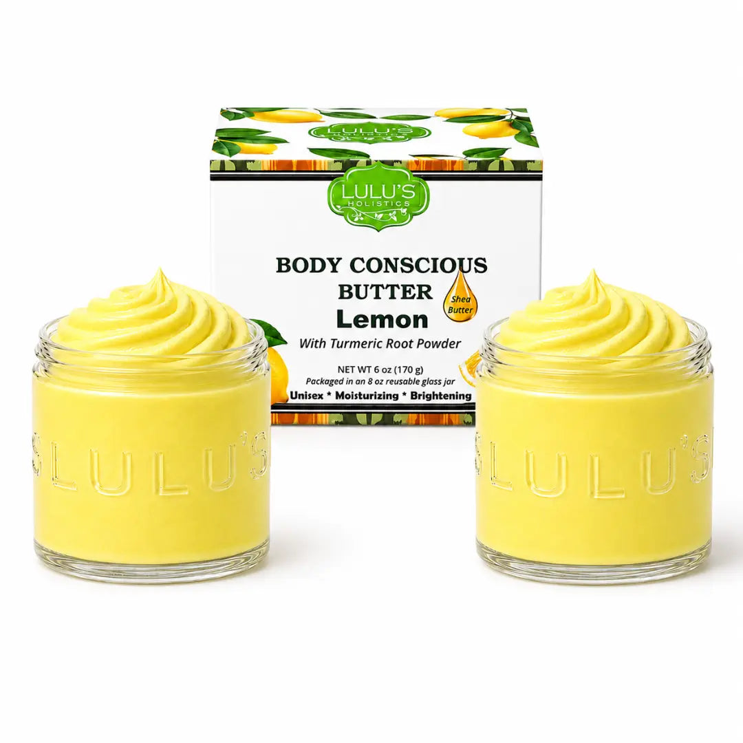 Almond Coconut Glowing Whipped Body Butter with Raw African Yellow Shea Base