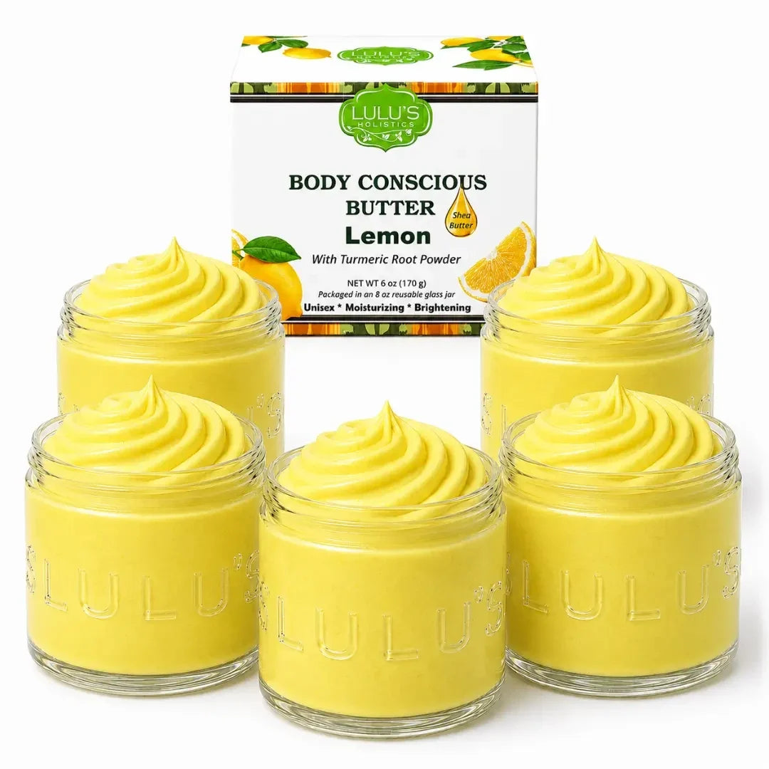 Almond Coconut Glowing Whipped Body Butter with Raw African Yellow Shea Base