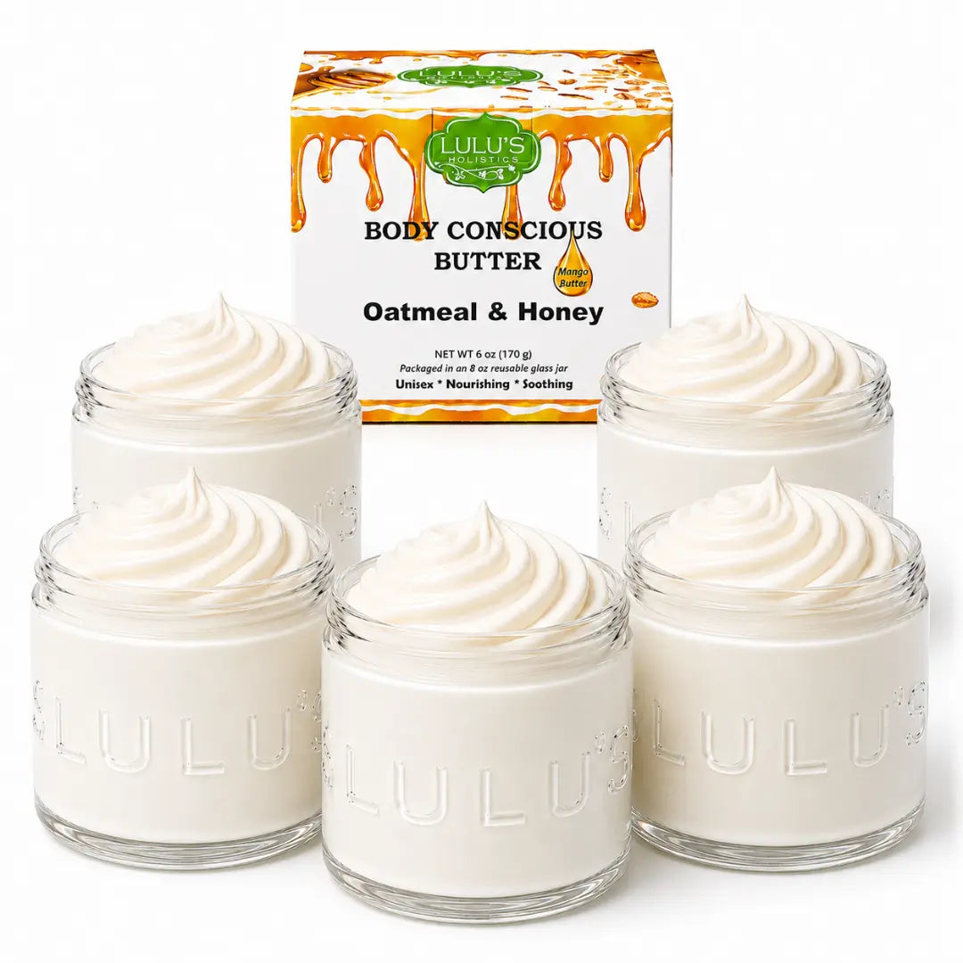 Lavender Glowing Whipped Body Butter with Raw African Yellow Shea Base