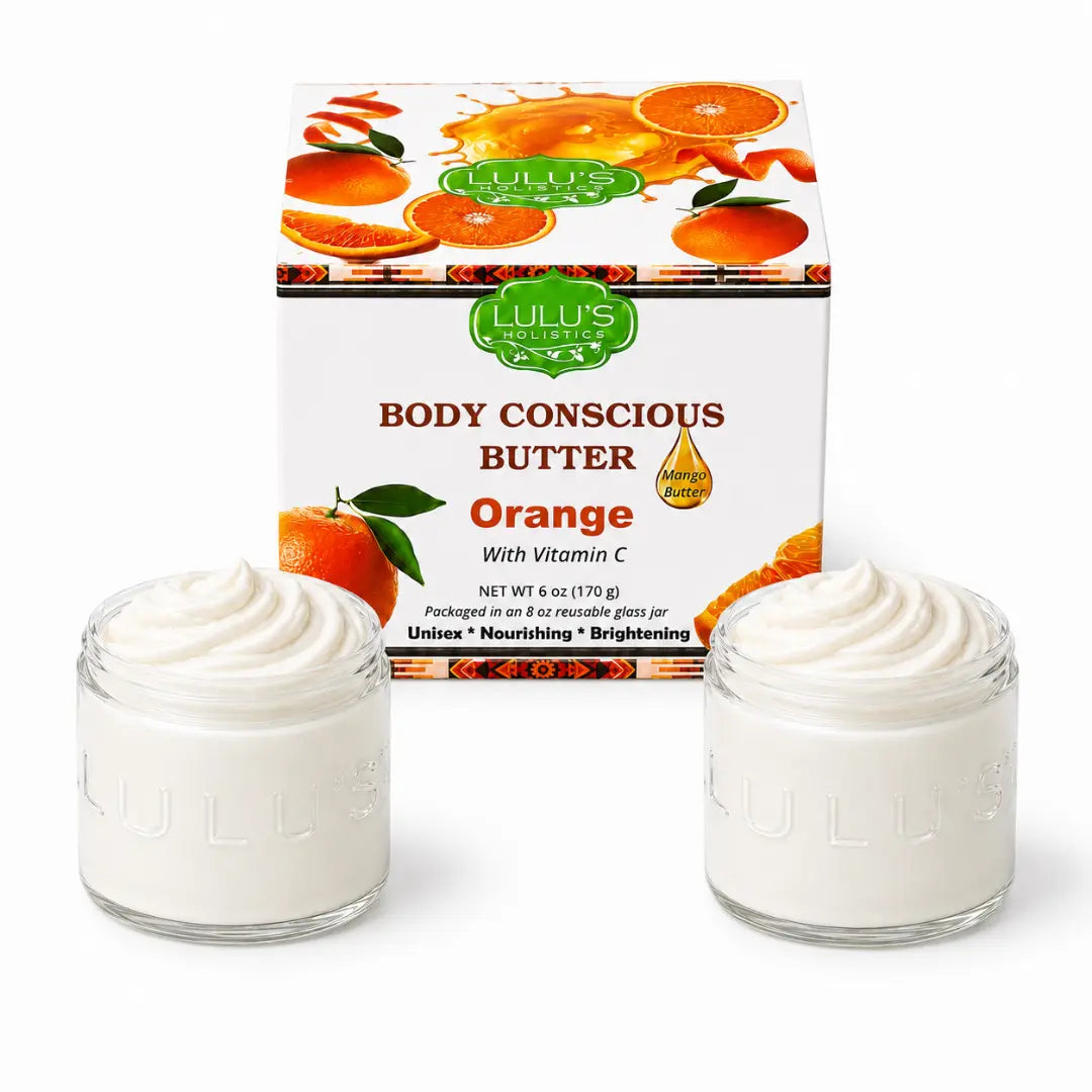 Almond Coconut Glowing Whipped Body Butter with Raw African Yellow Shea Base