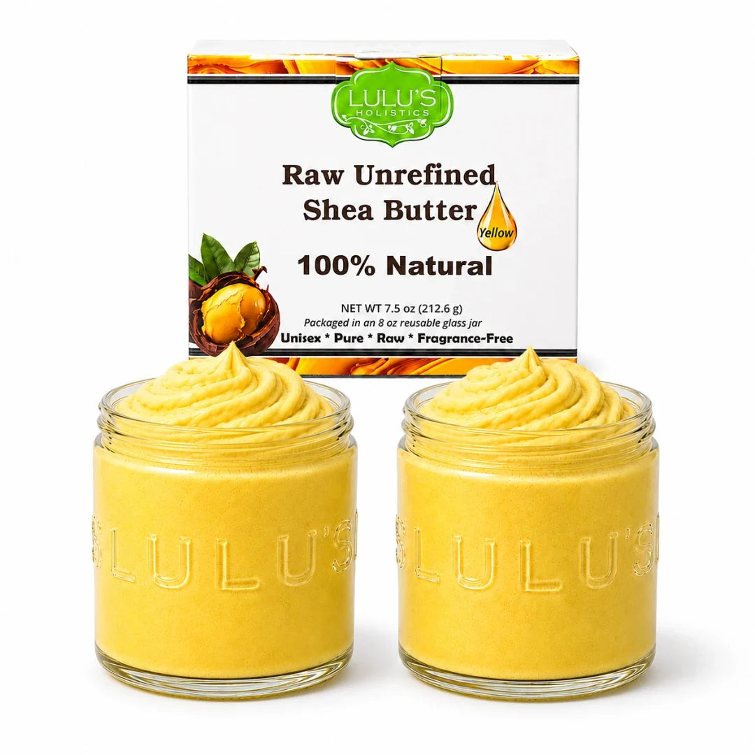 Lavender Glowing Whipped Body Butter with Raw African Yellow Shea Base