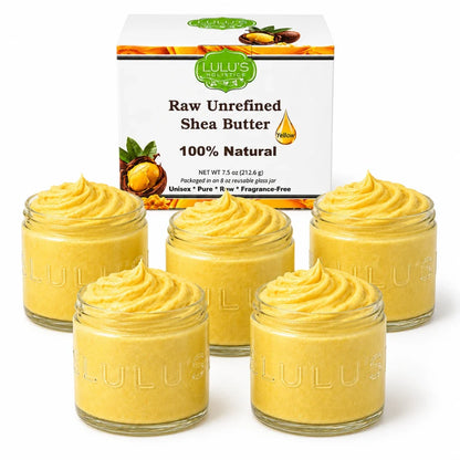 Almond Coconut Glowing Whipped Body Butter with Raw African Yellow Shea Base