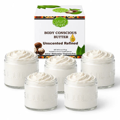 Almond Coconut Glowing Whipped Body Butter with Raw African Yellow Shea Base