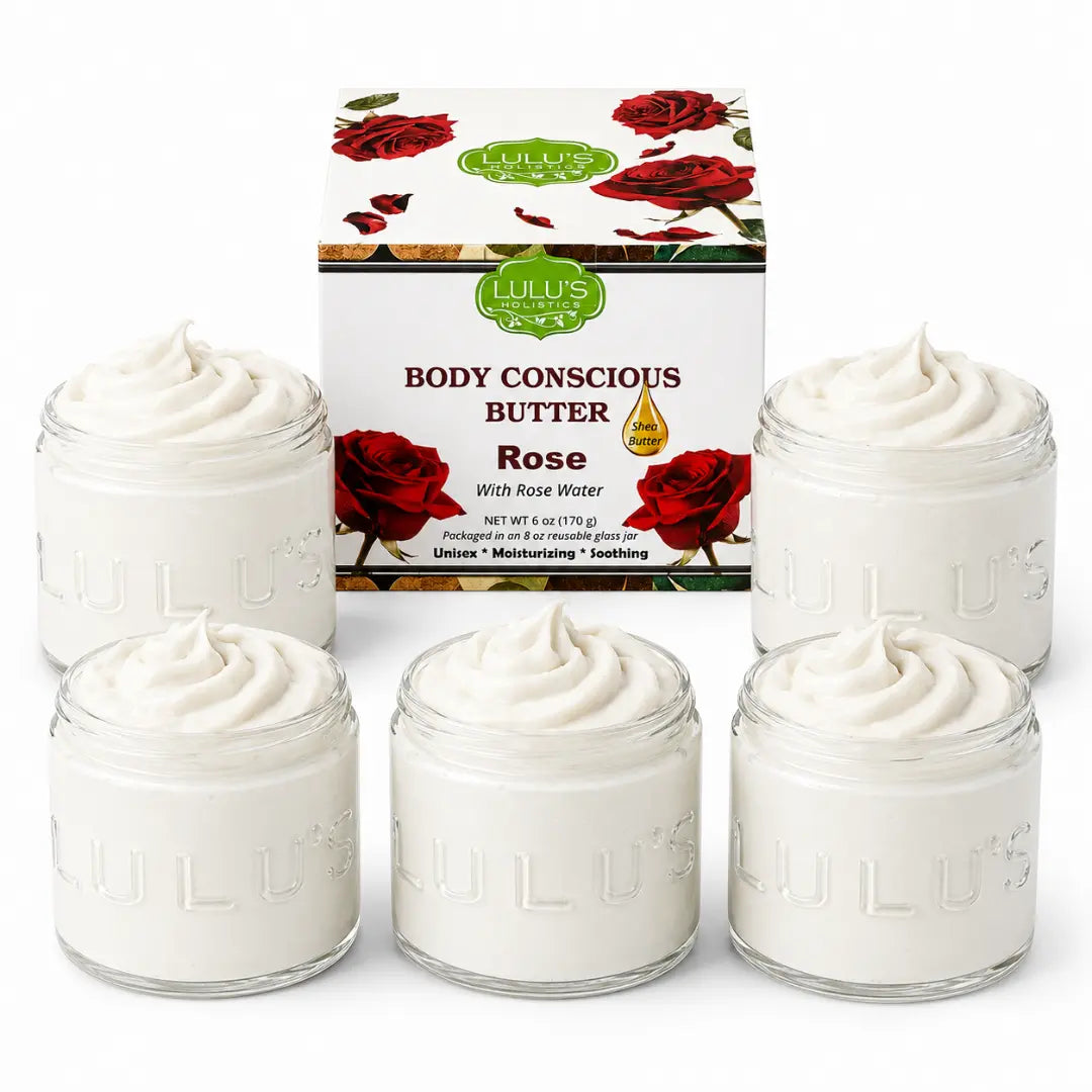 Almond Coconut Glowing Whipped Body Butter with Raw African Yellow Shea Base
