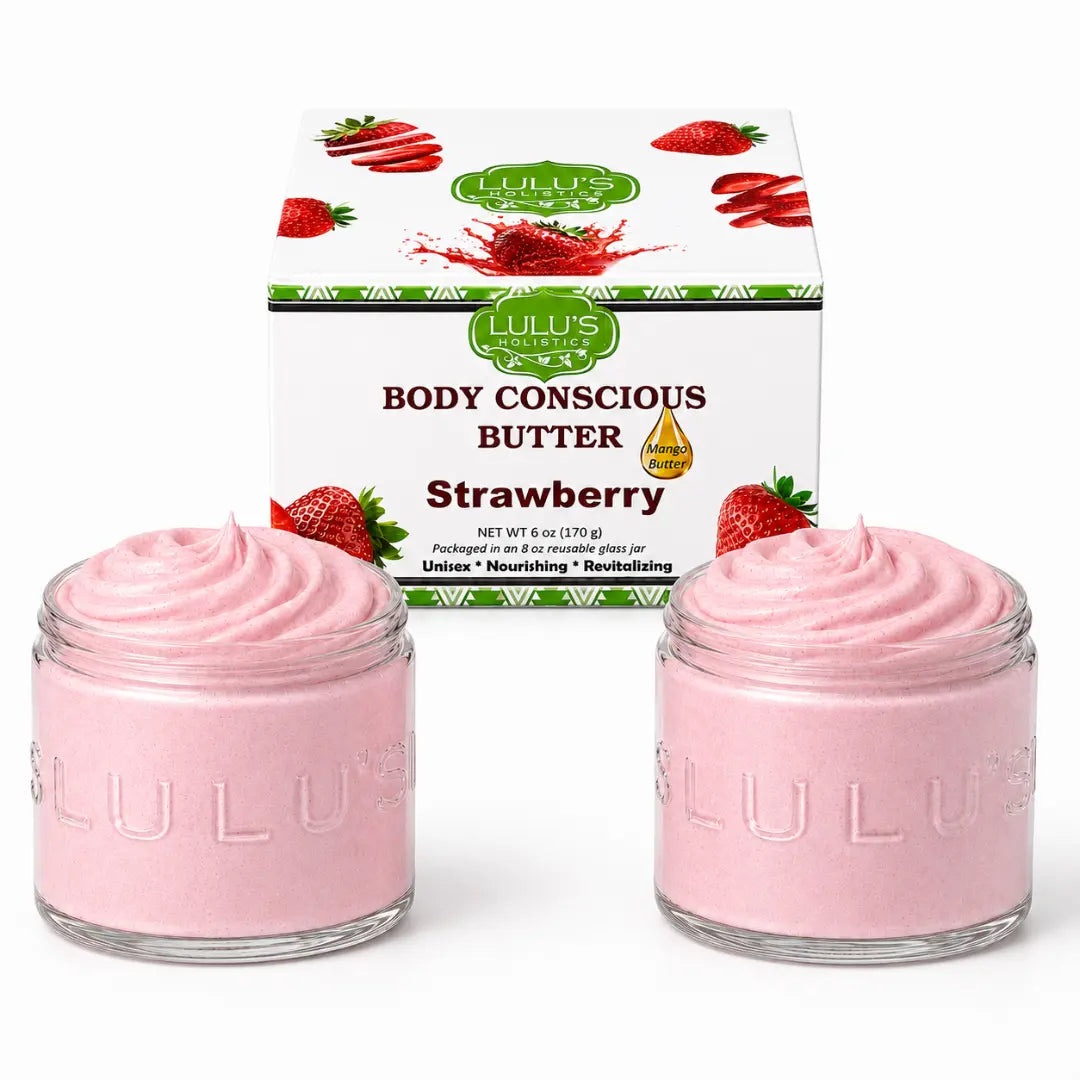 Lavender Glowing Whipped Body Butter with Raw African Yellow Shea Base