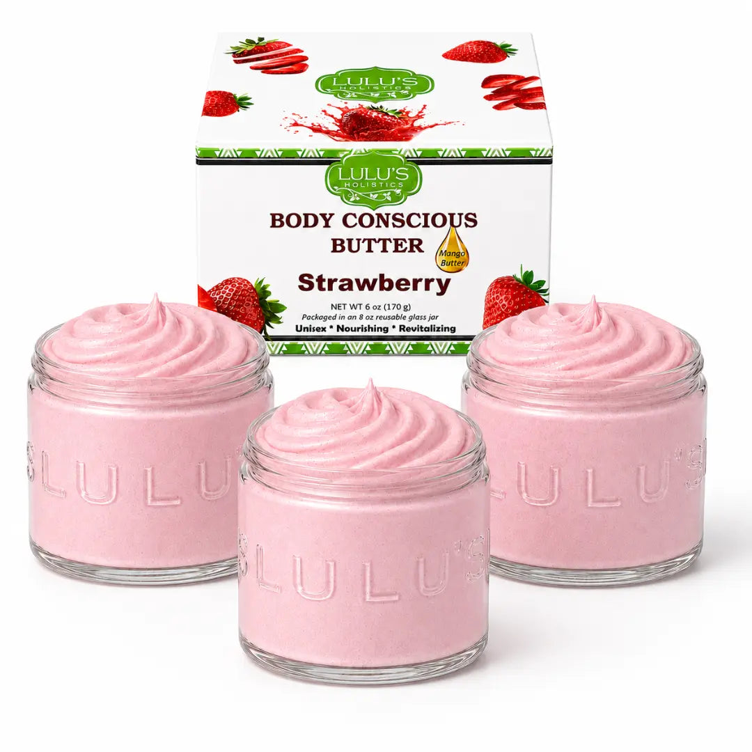 Lavender Glowing Whipped Body Butter with Raw African Yellow Shea Base