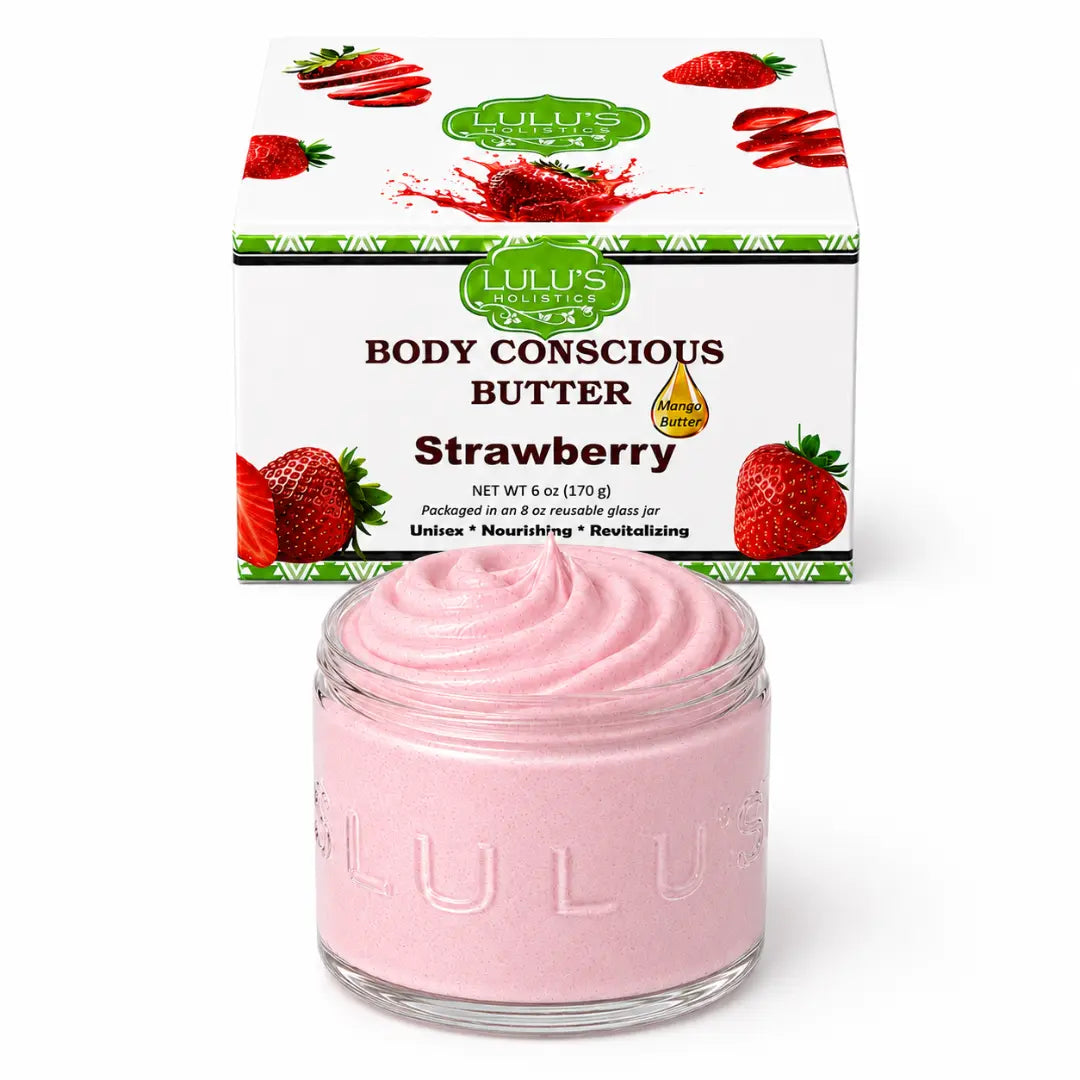 Lavender Glowing Whipped Body Butter with Raw African Yellow Shea Base